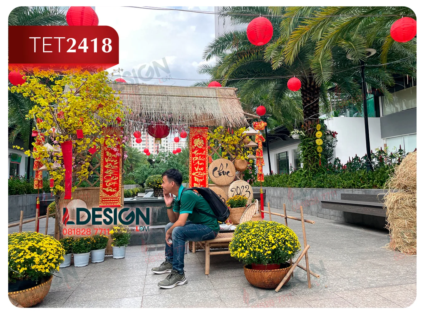 Tiểu cảnh Tết 2418