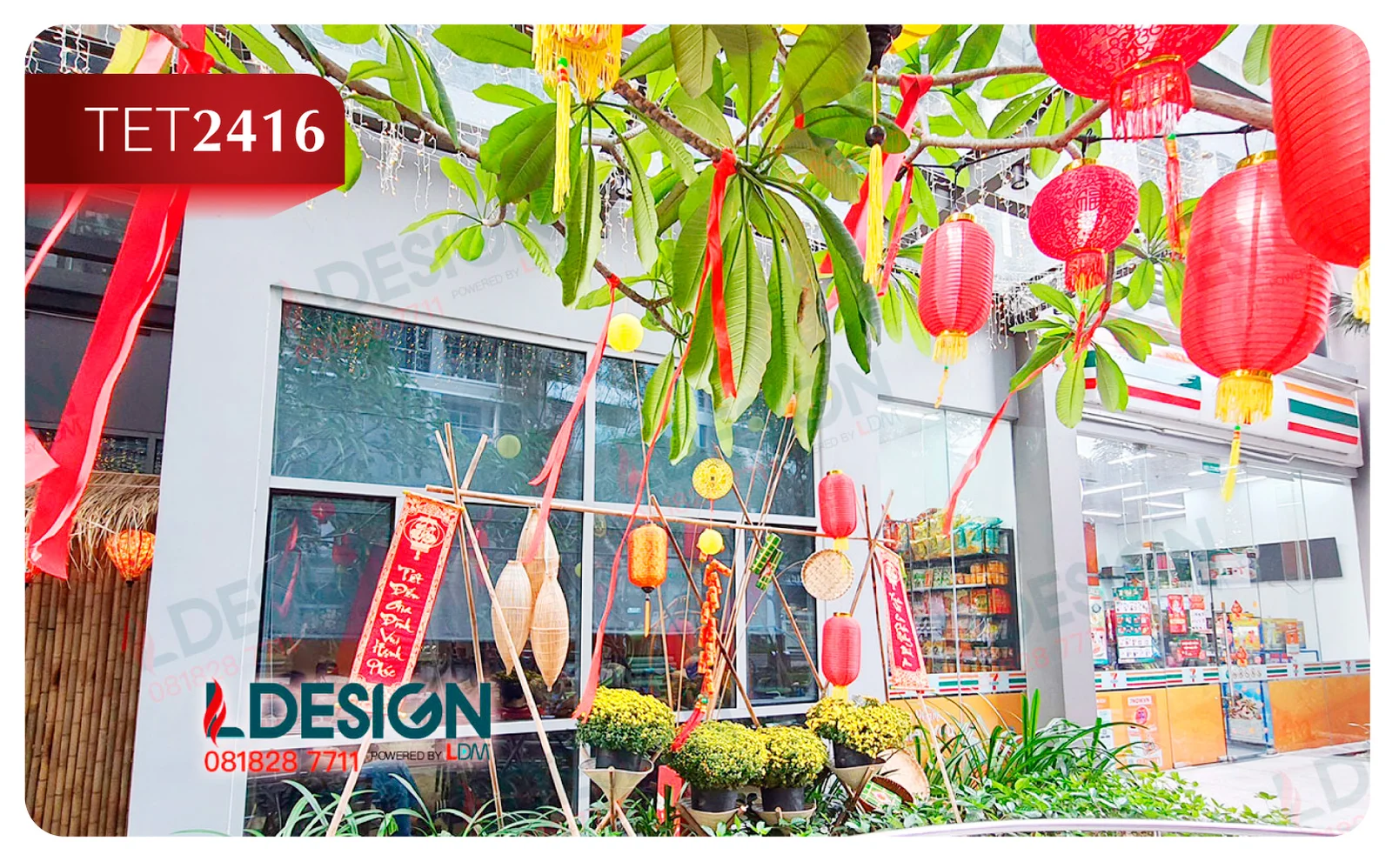 Tiểu cảnh Tết 2416