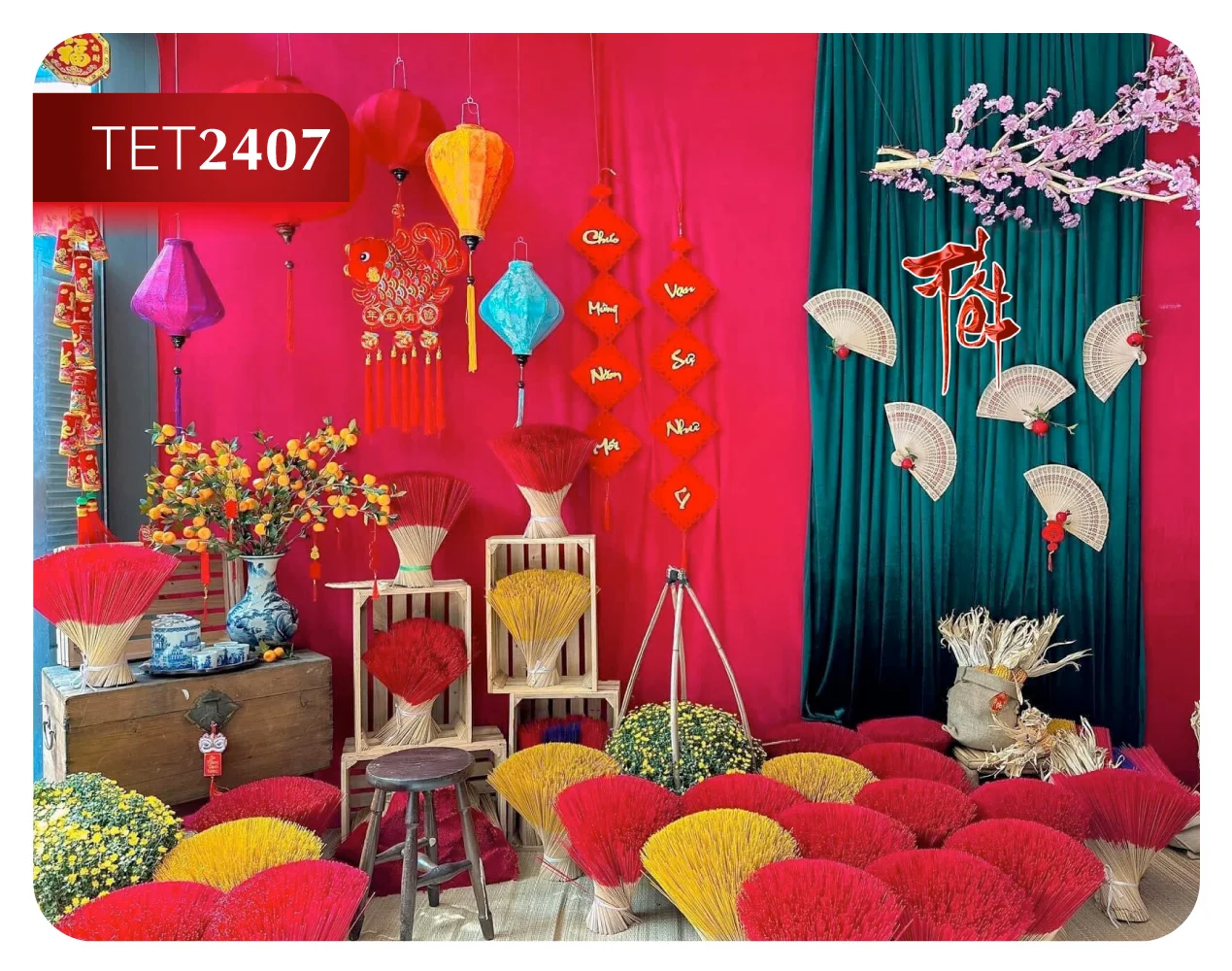 Tiểu cảnh Tết 2407