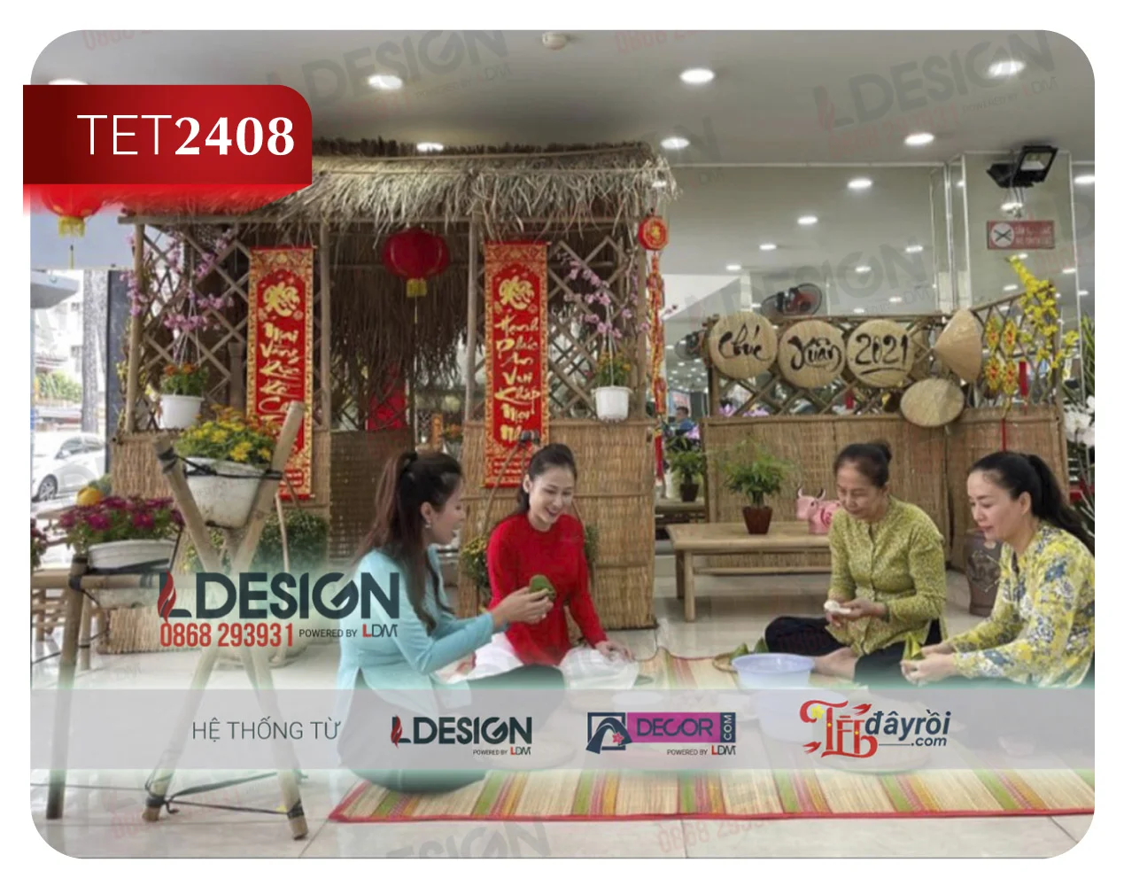 Tiểu cảnh Tết 2408