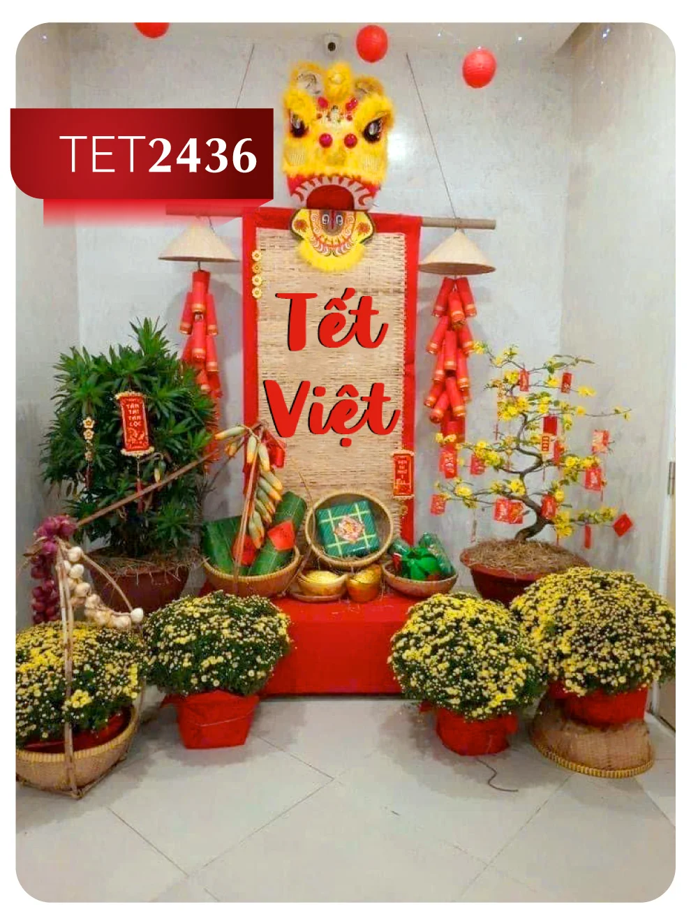 Tiểu cảnh Tết 2436