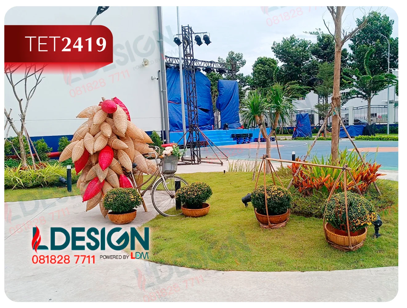 Tiểu cảnh Tết 2419