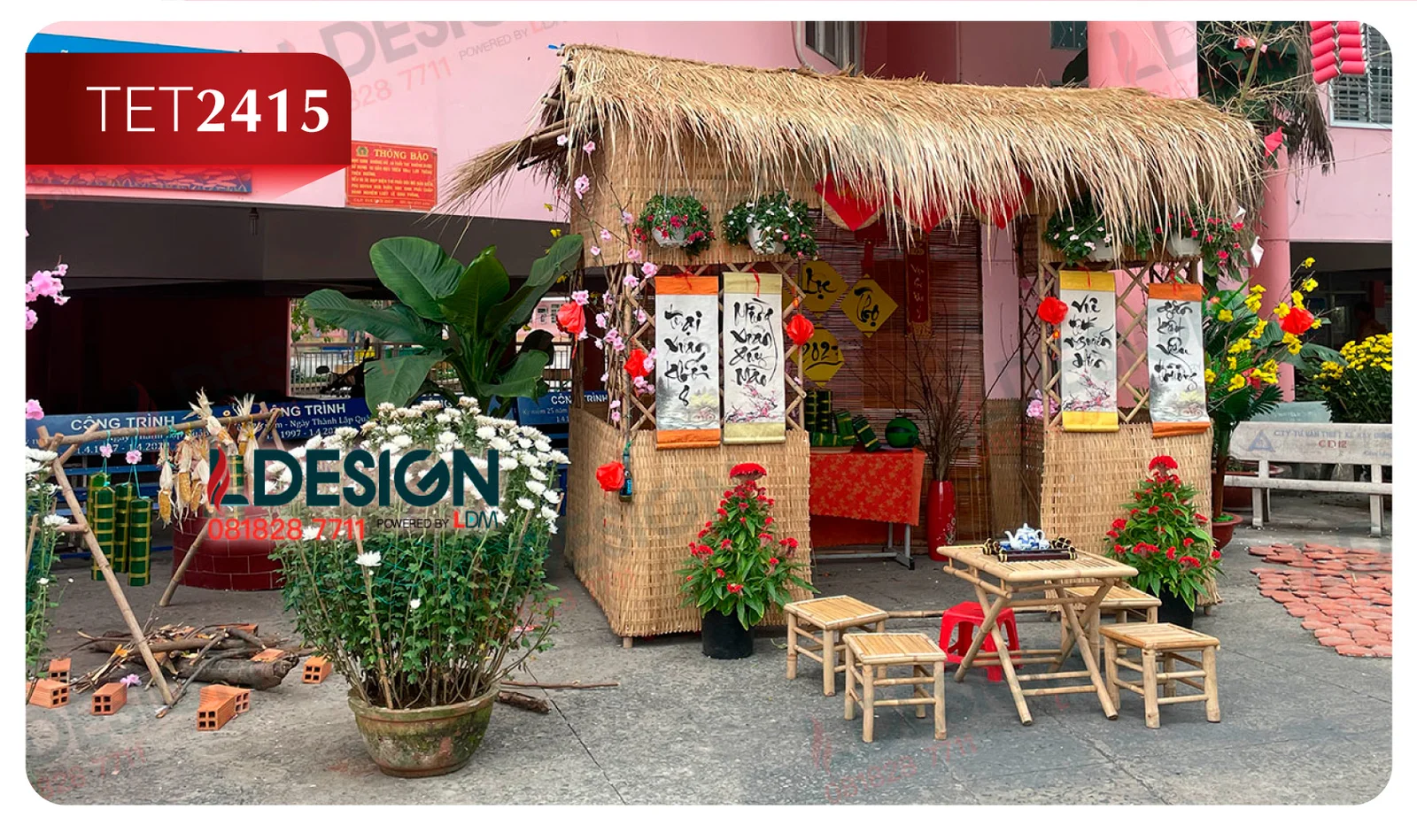 Tiểu cảnh Tết 2415