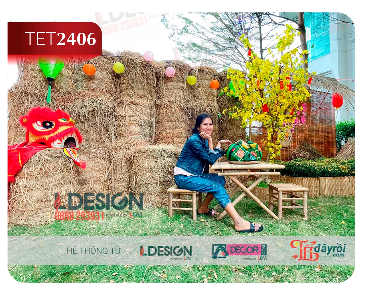 Tiểu cảnh Tết 2406