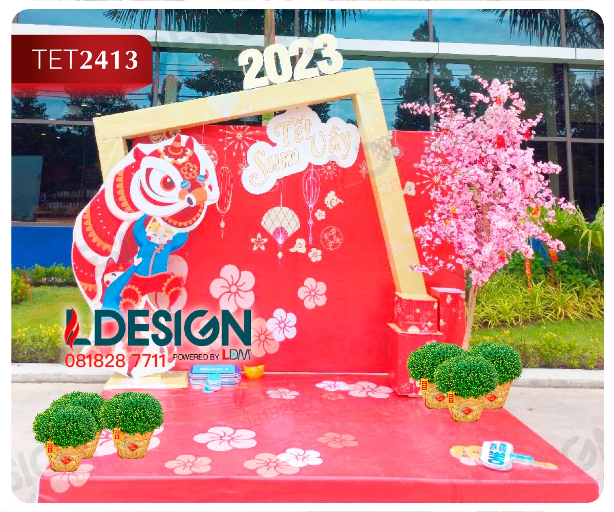 Tiểu cảnh Tết 2413