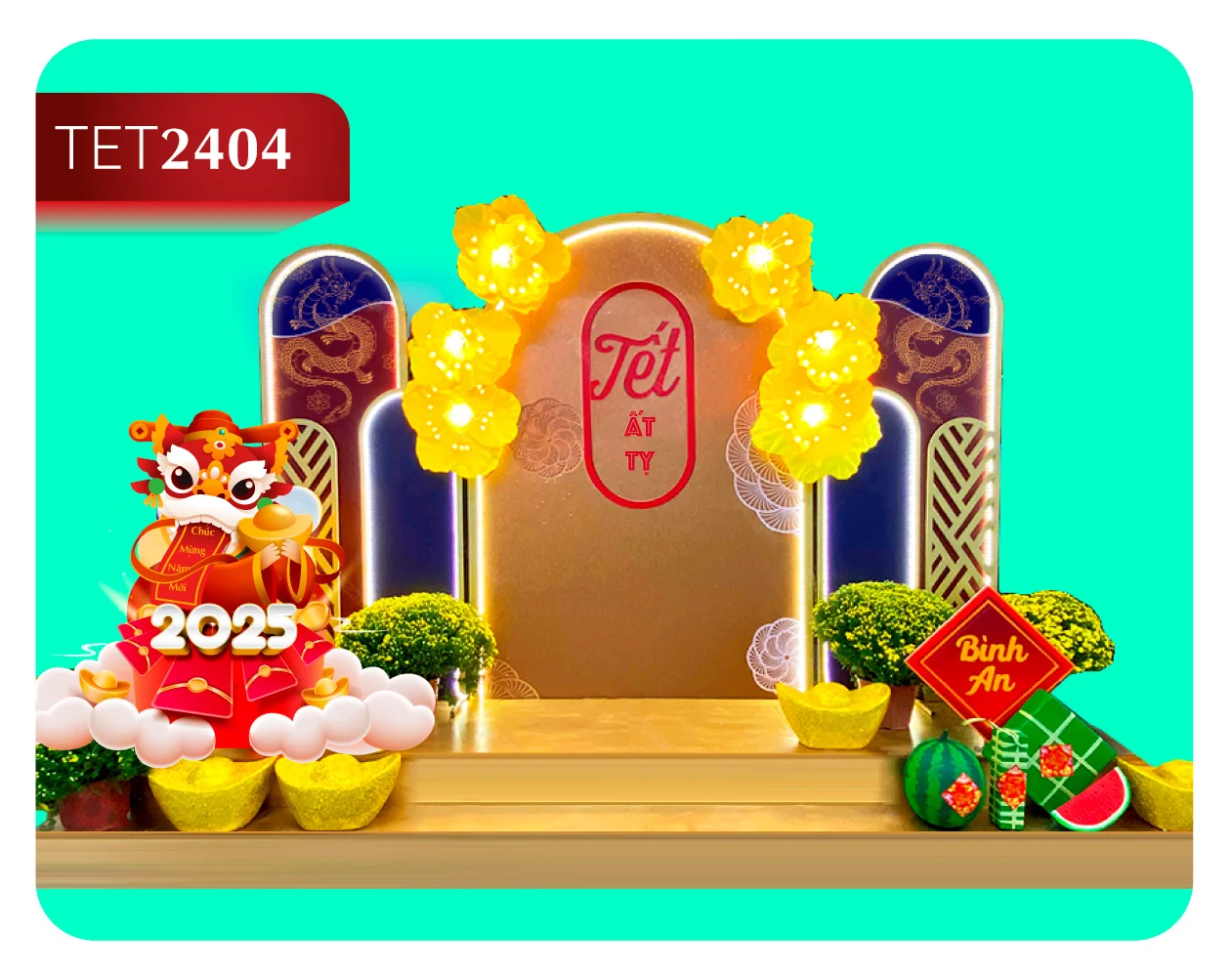 Tiểu cảnh Tết 2404